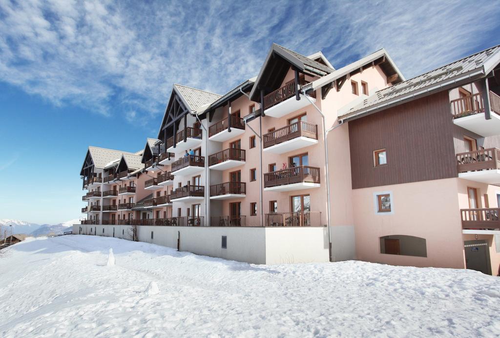 Residence Odalys Les Lumieres De Neige Valmeinier Luaran gambar
